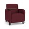 Lesro Siena Lounge Reception Guest Chair W/ Swivel Tablet, 27 in W 29.5 in L 32.5 in H SN1101 - alternate 1